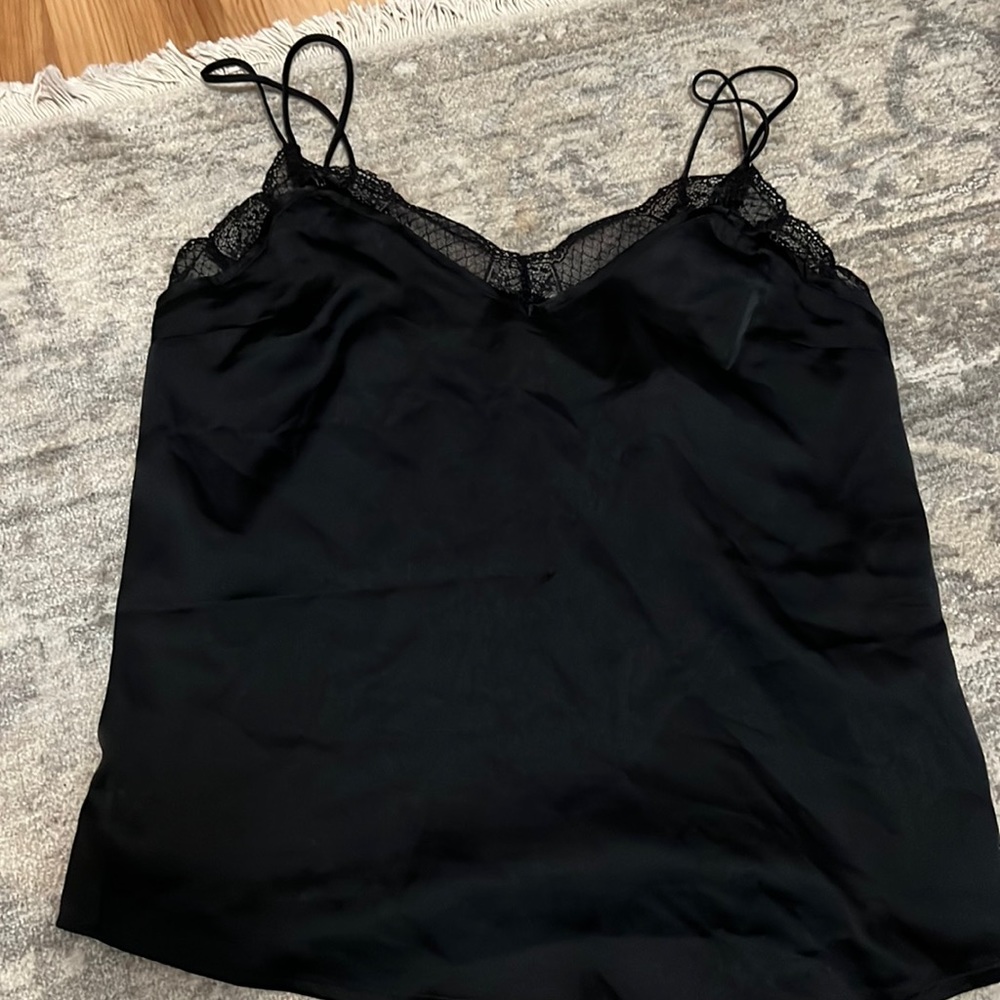 NWT black tank top size XS